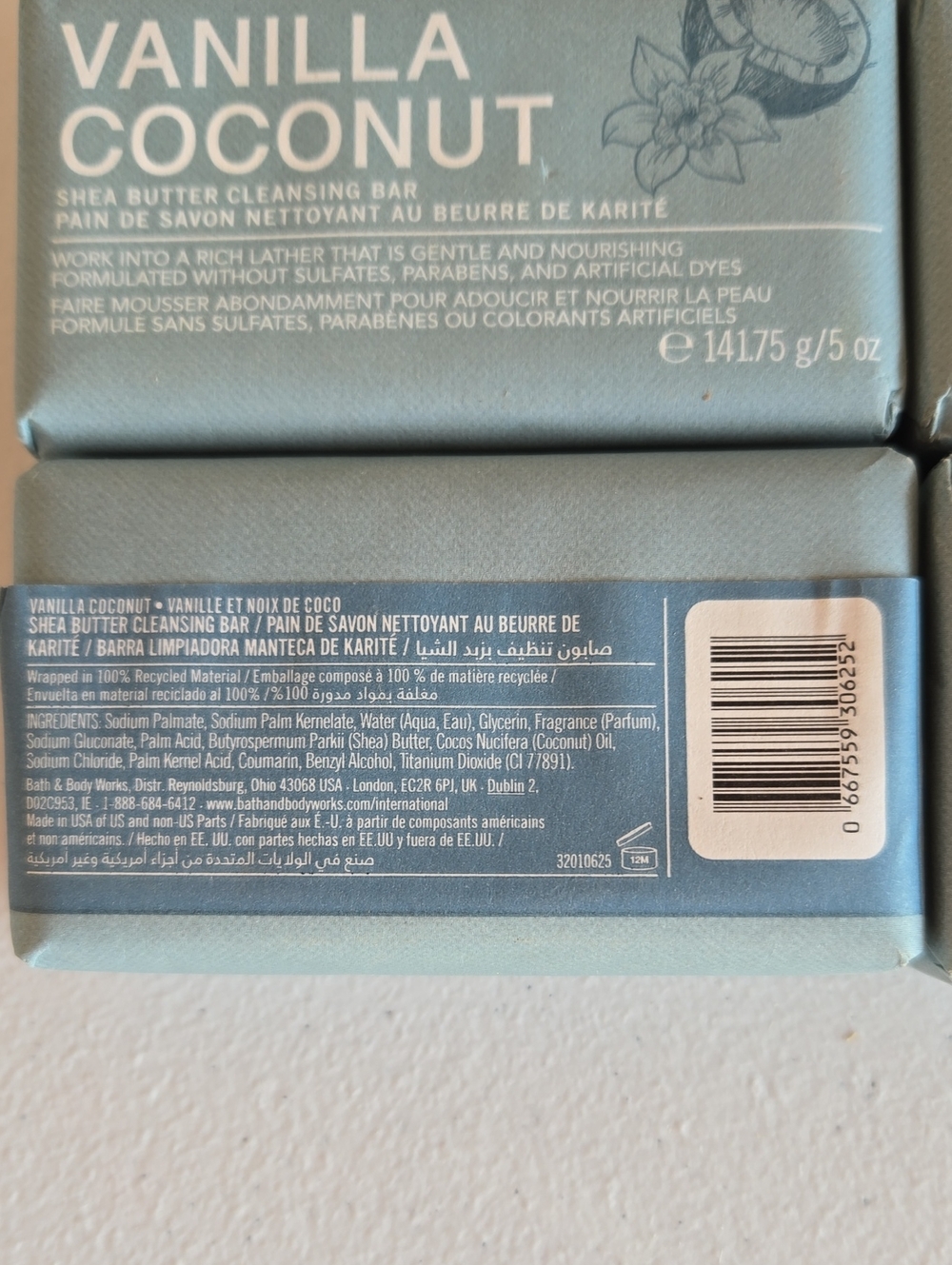 Bath & Body Works Vanilla Coconut Soap Bars - Picture 2 of 2